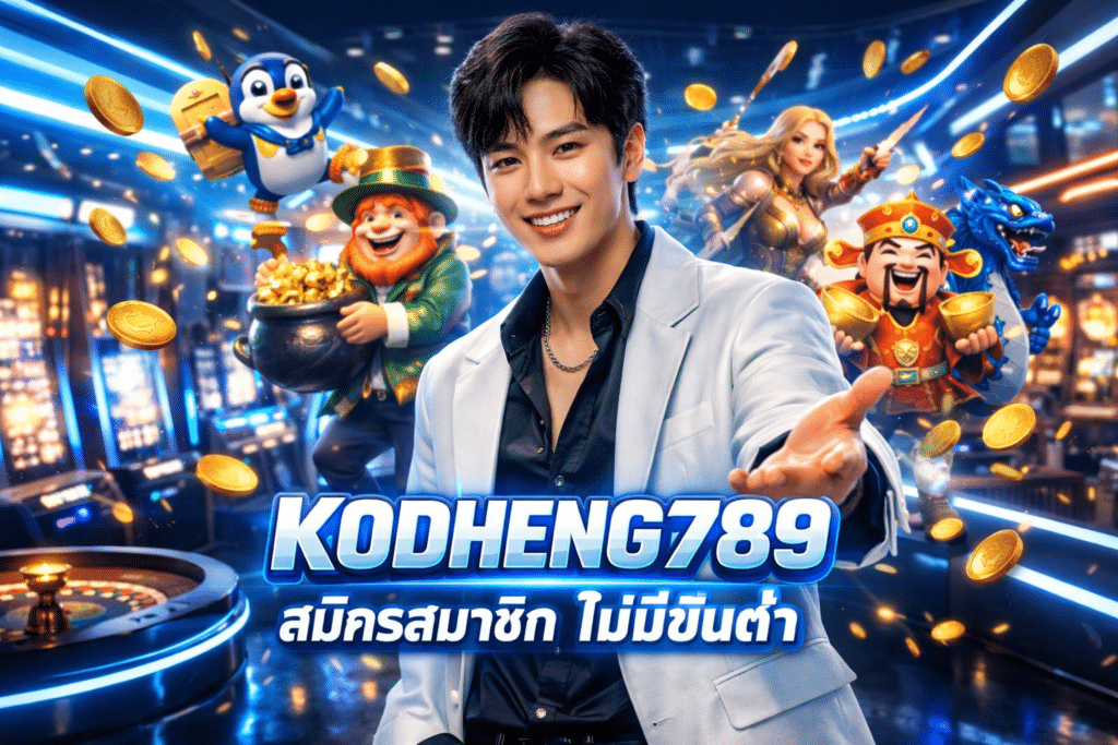 KODHENG789 สมัครสมาชิก ไม่มีขั้นต่ำ เล่นได้ทันที